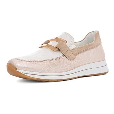 ARA Osaka mocassin voor dames, Crème zand 38.5 EU Large ARA Osaka mocassin voor dames, Crème zand 38.5 EU Large