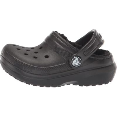 Crocs Classic Lined Clog K klompen, uniseks, kinderen, zwart. 30/31 EU Crocs Classic Lined Clog K klompen, uniseks, kinderen, zwart. 30/31 EU