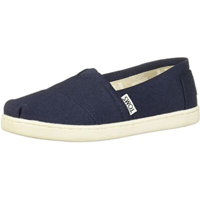 TOMS Alpargata Core, platte pantoffels voor kinderen, uniseks, Navy Blauw 31.5 EU TOMS Alpargata Core, platte pantoffels voor kinderen, uniseks, Navy Blauw 31.5 EU