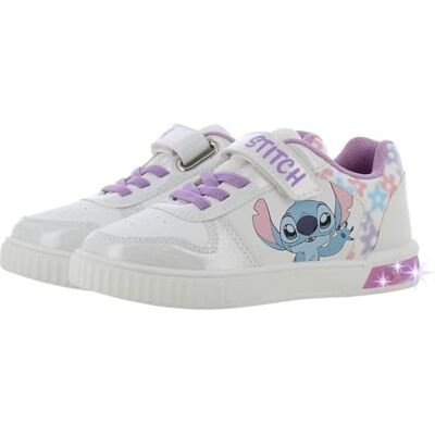 Leomil Lilo & Stitch lichtgevende sneakers voor meisjes, kinderschoenen, ideaal voor school en vrije tijd, Wit paars 845, 25 EU 25 EU Leomil Lilo & Stitch lichtgevende sneakers voor meisjes, kinderschoenen, ideaal voor school en vrije tijd, Wit paars 845, 25 EU 25 EU
