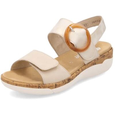Remonte Modieuze damessandalen R6853, maat: 40 EU, kleur: beige 40 EU Remonte Modieuze damessandalen R6853, maat: 40 EU, kleur: beige 40 EU