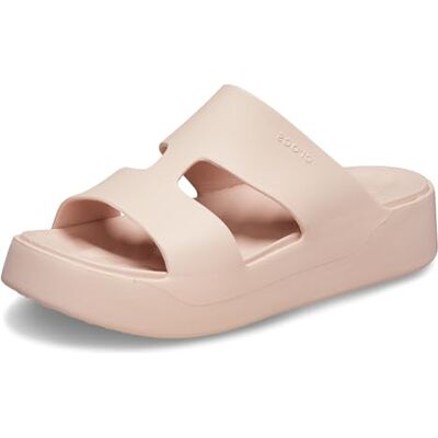 Crocs Getaway Platform H-riem damessandalen, Kwarts 37 EU Crocs Getaway Platform H-riem damessandalen, Kwarts 37 EU