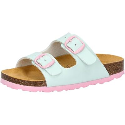 Lico Bioline Kids Uniseks kindersandalen, turquoise roze, 32 EU 32 EU Lico Bioline Kids Uniseks kindersandalen, turquoise roze, 32 EU 32 EU