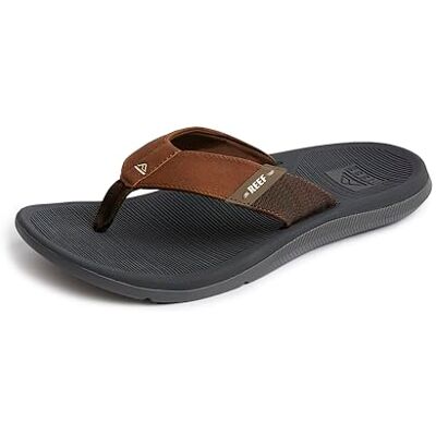 REEF Santa Ana Flip Flops voor heren, lichtgrijs 42 EU REEF Santa Ana Flip Flops voor heren, lichtgrijs 42 EU