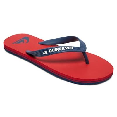 Quiksilver MOLOKAI Flip-Flop voor heren, Veelkleurig Rood Blauw Rood Xrbr, 44 EU 44 EU Quiksilver MOLOKAI Flip-Flop voor heren, Veelkleurig Rood Blauw Rood Xrbr, 44 EU 44 EU