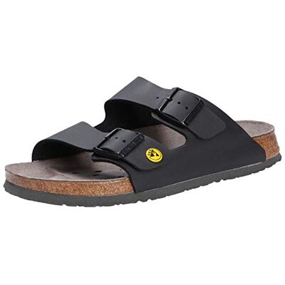 Birkenstock Arizona Birko-Flor professionele antistatische schoenen, zwart, 46 EU 46 EU Birkenstock Arizona Birko-Flor professionele antistatische schoenen, zwart, 46 EU 46 EU