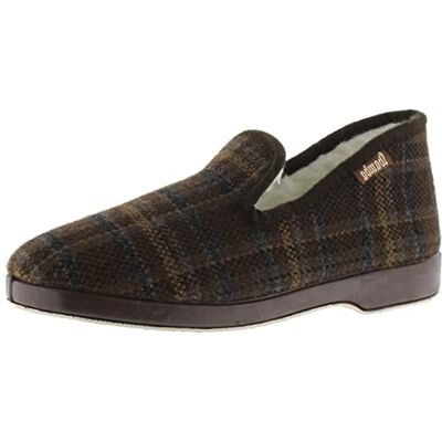 victoria Wamba 200251 Pantoffels, geruit en binnenkant, schapenvacht en bijpassende zool voor dames, Bruin 43 EU victoria Wamba 200251 Pantoffels, geruit en binnenkant, schapenvacht en bijpassende zool voor dames, Bruin 43 EU