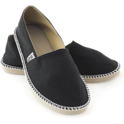 SEAC Malaga, casual espadrilles van canvas en touwdetails, antislipzool, uniseks, volwassenen, zwart, 36 EU 36 EU SEAC Malaga, casual espadrilles van canvas en touwdetails, antislipzool, uniseks, volwassenen, zwart, 36 EU 36 EU