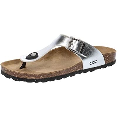 CMP Eco Mymosa Wmn Flip Flop Tofflor. Dames, zilverkleurig., 37 EU 37 EU CMP Eco Mymosa Wmn Flip Flop Tofflor. Dames, zilverkleurig., 37 EU 37 EU
