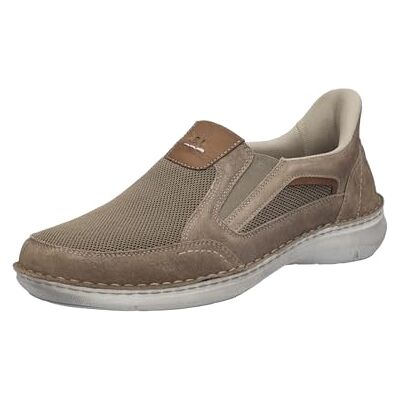Josef Seibel New Antwerpen.25 herenpantoffels, breedte K (extra breed), uitneembare binnenzool, Zandpak 47 EU X-Large Josef Seibel New Antwerpen.25 herenpantoffels, breedte K (extra breed), uitneembare binnenzool, Zandpak 47 EU X-Large