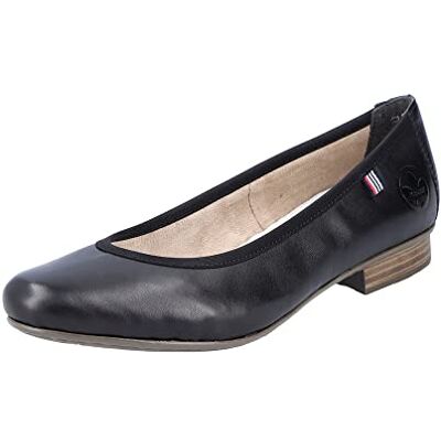 Rieker Klassieke ballerina's voor dames 51994, zwart, 36,5 EU 36 EU Rieker Klassieke ballerina's voor dames 51994, zwart, 36,5 EU 36 EU