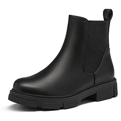 DREAM PAIRS Dames Chelsea Enkellaarzen Mode Klassieke Laarzen Dames Mode Laarzen, zwart. 37 EU DREAM PAIRS Dames Chelsea Enkellaarzen Mode Klassieke Laarzen Dames Mode Laarzen, zwart. 37 EU