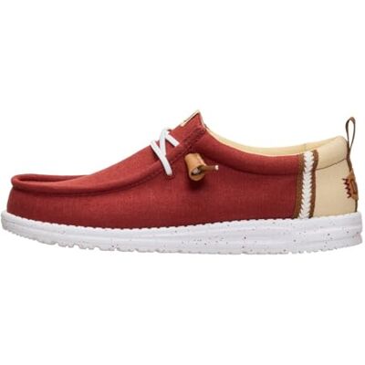 HEYDUDE Wally Craft linnen mocassinheren, 7bi Sky Blue, 41 EU 41 EU HEYDUDE Wally Craft linnen mocassinheren, 7bi Sky Blue, 41 EU 41 EU