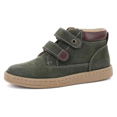 Kickers Uniseks kinderen Tackeasy plat Oxford, kaki, 24 EU 24 EU Kickers Uniseks kinderen Tackeasy plat Oxford, kaki, 24 EU 24 EU