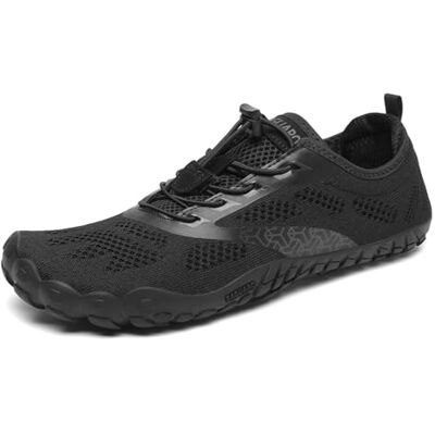 SAGUARO Blotevoetenschoenen, uniseks, outdoorschoenen, trailschoenen, Zwart (Vantablack) 37 EU SAGUARO Blotevoetenschoenen, uniseks, outdoorschoenen, trailschoenen, Zwart (Vantablack) 37 EU