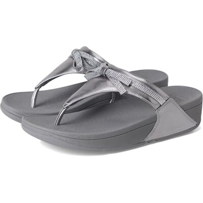 Fitflop LULU Damessandalen met leren teen en glitterstrik, zilver, 42 EU, zilver, 43 EU 43 EU Fitflop LULU Damessandalen met leren teen en glitterstrik, zilver, 42 EU, zilver, 43 EU 43 EU