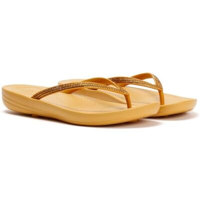 Fitflop Iqushion Classic Sparkle, platte sandalen voor dames, curcuma, 38 EU 38 EU Fitflop Iqushion Classic Sparkle, platte sandalen voor dames, curcuma, 38 EU 38 EU