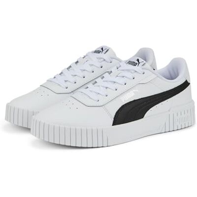 Puma Carina 2.0, Chaussures pour femme, Blanc/noir/argenté (White Black Silver), 36 EU 36 EU Puma Carina 2.0, Chaussures pour femme, Blanc/noir/argenté (White Black Silver), 36 EU 36 EU