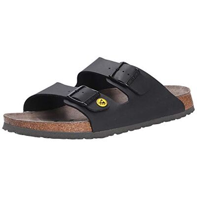Birkenstock Arizona Birko-flor Esd Birko-Flor professionele antistatische schoenen voor volwassenen, zwart, maat 36, smalle zool, zwart, 41 EU 41 EU Birkenstock Arizona Birko-flor Esd Birko-Flor professionele antistatische schoenen voor volwassenen, zwart, maat 36, smalle zool, zwart, 41 EU 41 EU