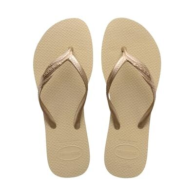 Havaianas Fantasia, comfortabele flip-flops, duurzaam en elegant, metalen bandjes met kruising aan de zijkant, dames, zandgrijs, 37/38 EU 37/38 EU Havaianas Fantasia, comfortabele flip-flops, duurzaam en elegant, metalen bandjes met kruising aan de zijkant, dames, zandgrijs, 37/38 EU 37/38 EU