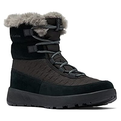Columbia Slopeside Peak Luxe sneeuwlaarzen voor dames, zwart, grafiet, 40.5 EU 40.5 EU Columbia Slopeside Peak Luxe sneeuwlaarzen voor dames, zwart, grafiet, 40.5 EU 40.5 EU