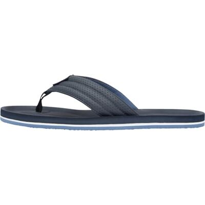 Tommy Hilfiger Comfort Padded Perf Beach Sandal Fm0fm05712 Teenslippers voor heren, Desert Sky Blue, 39 EU 39 EU Tommy Hilfiger Comfort Padded Perf Beach Sandal Fm0fm05712 Teenslippers voor heren, Desert Sky Blue, 39 EU 39 EU