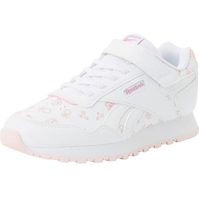 Reebok Glide Elastische Lace & Top Strap Sneakers voor meisjes, Wit frosted dustyrose, 34 EU 34 EU Reebok Glide Elastische Lace & Top Strap Sneakers voor meisjes, Wit frosted dustyrose, 34 EU 34 EU
