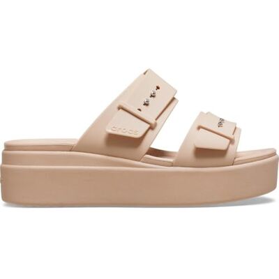 Crocs Brooklyn Buckle Low Wedge Platform Dames, Roze karamel, 41/42 EU 41/42 EU Crocs Brooklyn Buckle Low Wedge Platform Dames, Roze karamel, 41/42 EU 41/42 EU