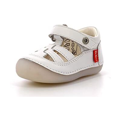 Kickers Sushy, babysandalen, uniseks, baby, Wit. 18 EU Kickers Sushy, babysandalen, uniseks, baby, Wit. 18 EU