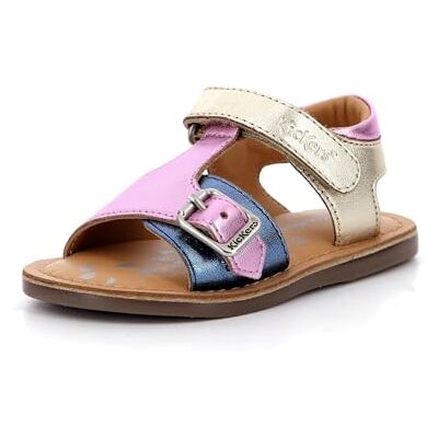 Kickers Diazz sandalen voor meisjes, Marinebeige 20 EU Kickers Diazz sandalen voor meisjes, Marinebeige 20 EU