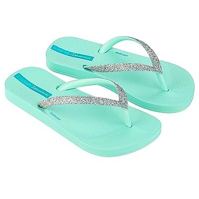 Ipanema Ant Lolita Kids Teenslippers voor meisjes, Groen glitter groen, 25/26 EU 25/26 EU Ipanema Ant Lolita Kids Teenslippers voor meisjes, Groen glitter groen, 25/26 EU 25/26 EU