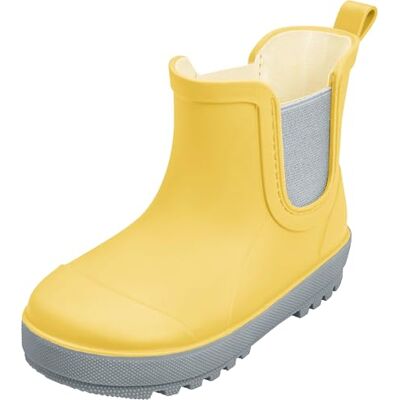 Playshoes Sterrenpatroon, halfhoge regenlaarzen van natuurlijk rubber, uniseks, modieus, met reflectoren, sterrenmotief, uniseks kinderen, Geel Grijs, 24 EU 24 EU Playshoes Sterrenpatroon, halfhoge regenlaarzen van natuurlijk rubber, uniseks, modieus, met reflectoren, sterrenmotief, uniseks kinderen, Geel Grijs, 24 EU 24 EU