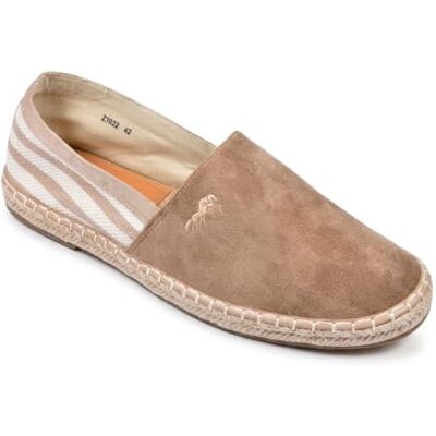 Ozabi Elegante espadrilles voor heren, zomer, slip-on, chic, casual stijl, Z1022 bruin 41 EU Ozabi Elegante espadrilles voor heren, zomer, slip-on, chic, casual stijl, Z1022 bruin 41 EU