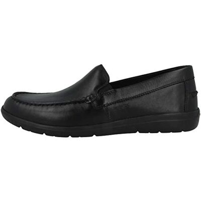 Geox U Leitan E Moccasin voor heren, zwart. 46 EU Geox U Leitan E Moccasin voor heren, zwart. 46 EU