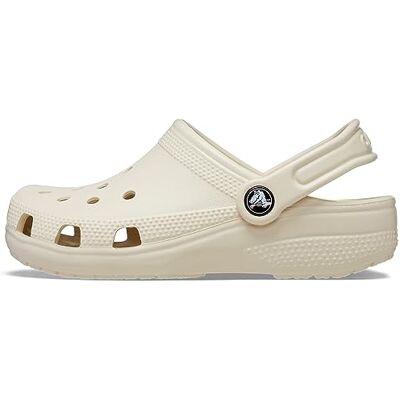Crocs Classic Clog T Klompen voor kinderen, uniseks, Beenderen 23/24 EU Crocs Classic Clog T Klompen voor kinderen, uniseks, Beenderen 23/24 EU
