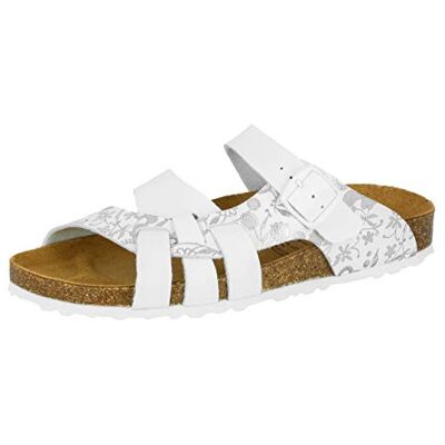 Lico BIOLINE FLORA Dames Instapschoenen, Wit / zilver, 37 EU 37 EU Lico BIOLINE FLORA Dames Instapschoenen, Wit / zilver, 37 EU 37 EU
