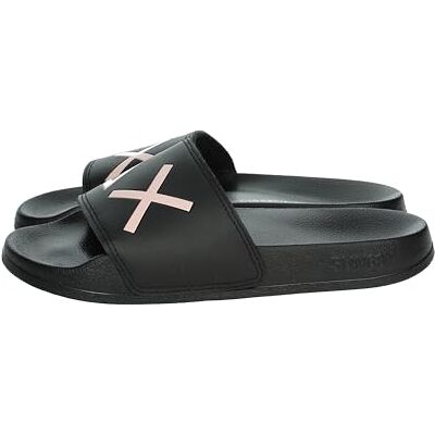 SUN68 Slippers logo fuchsia fluo dames DS25SU19 X35204, zwart., 37 EU 37 EU SUN68 Slippers logo fuchsia fluo dames DS25SU19 X35204, zwart., 37 EU 37 EU