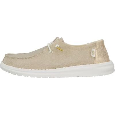 HEYDUDE Wendy Metallic Sparkle voor dames casual instapschoenen mocassin stijl goud, 39 EU 39 EU HEYDUDE Wendy Metallic Sparkle voor dames casual instapschoenen mocassin stijl goud, 39 EU 39 EU