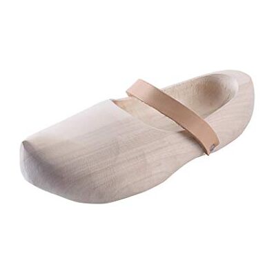 Battle-Merchant Houten schoenen met leren riempjes voor heren, dames en kinderen, maat 27-47, uniseks tuinklompen, gemaakt in Duitsland, beige, 41 EU 41 EU Battle-Merchant Houten schoenen met leren riempjes voor heren, dames en kinderen, maat 27-47, uniseks tuinklompen, gemaakt in Duitsland, beige, 41 EU 41 EU