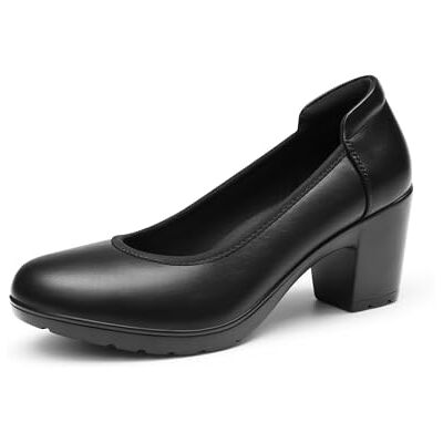 DREAM PAIRS Comfortabele trouwschoenen met gesloten teen voor dames, werkschoenen, ronde teen, trouwschoenen, zwart, 40 EU breed 40.5 EU Large DREAM PAIRS Comfortabele trouwschoenen met gesloten teen voor dames, werkschoenen, ronde teen, trouwschoenen, zwart, 40 EU breed 40.5 EU Large