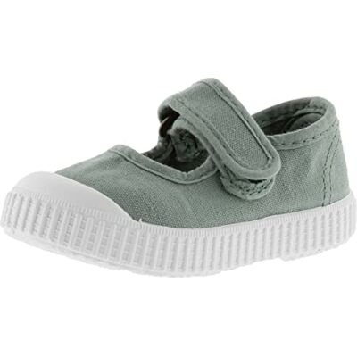 victoria 1168110-WOMEN SANDAAL 1915 GEKLEURD CANVAS GEKLEURD KATOEN, MILIEUVRIENDELIJK EN 30% GERECYCLEERD MET WITTE ZOOL MET KANT EN SCRATCH-SLUITING dienblad voor dames, Jade, 19 EU 19 EU victoria 1168110-WOMEN SANDAAL 1915 GEKLEURD CANVAS GEKLEURD KATOEN, MILIEUVRIENDELIJK EN 30% GERECYCLEERD MET WITTE ZOOL MET KANT EN SCRATCH-SLUITING dienblad voor dames, Jade, 19 EU 19 EU