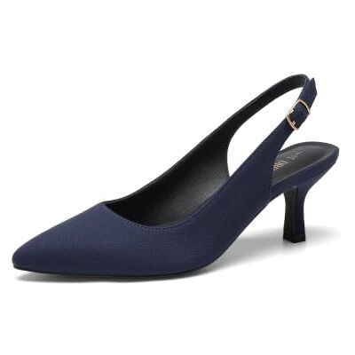 DREAM PAIRS Kittenhakken voor dames, schoenen met gesloten teen, lage pumps, damesschoenen, feesten, bruiloft, sexy, casual jurk 40.5 EU DREAM PAIRS Kittenhakken voor dames, schoenen met gesloten teen, lage pumps, damesschoenen, feesten, bruiloft, sexy, casual jurk 40.5 EU