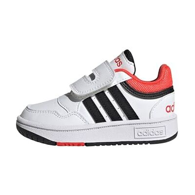 Adidas Uniseks Baby Hoops Shoes, Cloud White/Core Black/Bright Red, 23 1/2 EU 23,5 EU Adidas Uniseks Baby Hoops Shoes, Cloud White/Core Black/Bright Red, 23 1/2 EU 23,5 EU