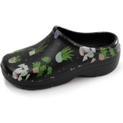 Isotoner Zeer comfortabele tuinklompen voor dames, zwart, plant, 37 EU 37 EU Isotoner Zeer comfortabele tuinklompen voor dames, zwart, plant, 37 EU 37 EU