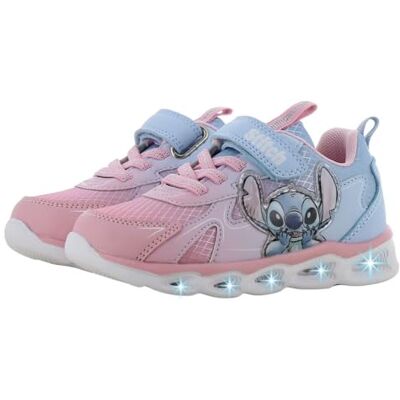 Leomil Lilo & Stitch lichtgevende sneakers voor meisjes, kinderschoenen, ideaal voor school en vrije tijd, Roze Blauw 295, 27 EU 27 EU Leomil Lilo & Stitch lichtgevende sneakers voor meisjes, kinderschoenen, ideaal voor school en vrije tijd, Roze Blauw 295, 27 EU 27 EU