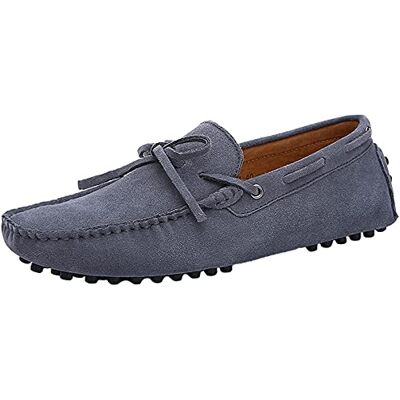 Jamron Heren zacht suède rijschoenen handgemaakt mocassin pantoffels loafers grote maat 42 EU Jamron Heren zacht suède rijschoenen handgemaakt mocassin pantoffels loafers grote maat 42 EU