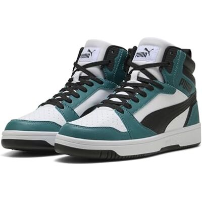 Puma Rebound Joy Uniseks lage sneakers, Emerald Ice Black White Green, 42 EU 42 EU Puma Rebound Joy Uniseks lage sneakers, Emerald Ice Black White Green, 42 EU 42 EU