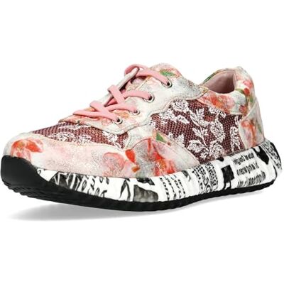 Laura Vita Chaussures à lacets Sneaker pour femmes Burton 05, Pointure:37 EU, La couleur:rouge 37 EU Laura Vita Chaussures à lacets Sneaker pour femmes Burton 05, Pointure:37 EU, La couleur:rouge 37 EU