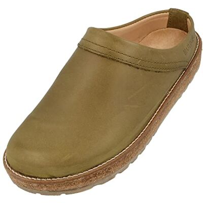 HAFLINGER Travel-Classic 818010 Uniseks leren klompen voor volwassenen, maat: 39 EU, kleur: groen 39 EU HAFLINGER Travel-Classic 818010 Uniseks leren klompen voor volwassenen, maat: 39 EU, kleur: groen 39 EU