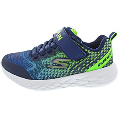 Skechers Go Run 600-Baxtux, herensneakers, marineblauw mesh marineblauw synthetisch limoen trim Nvlm, 36 EU 36 EU Skechers Go Run 600-Baxtux, herensneakers, marineblauw mesh marineblauw synthetisch limoen trim Nvlm, 36 EU 36 EU